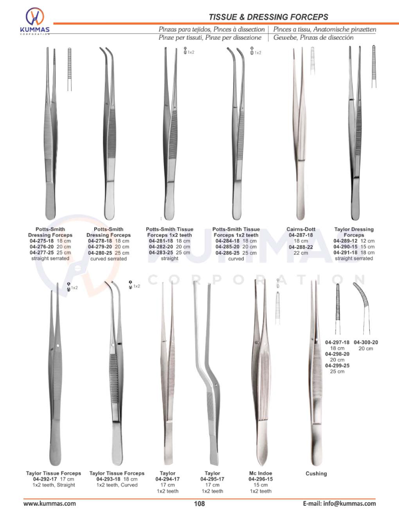 Tissue & Dressing Forceps