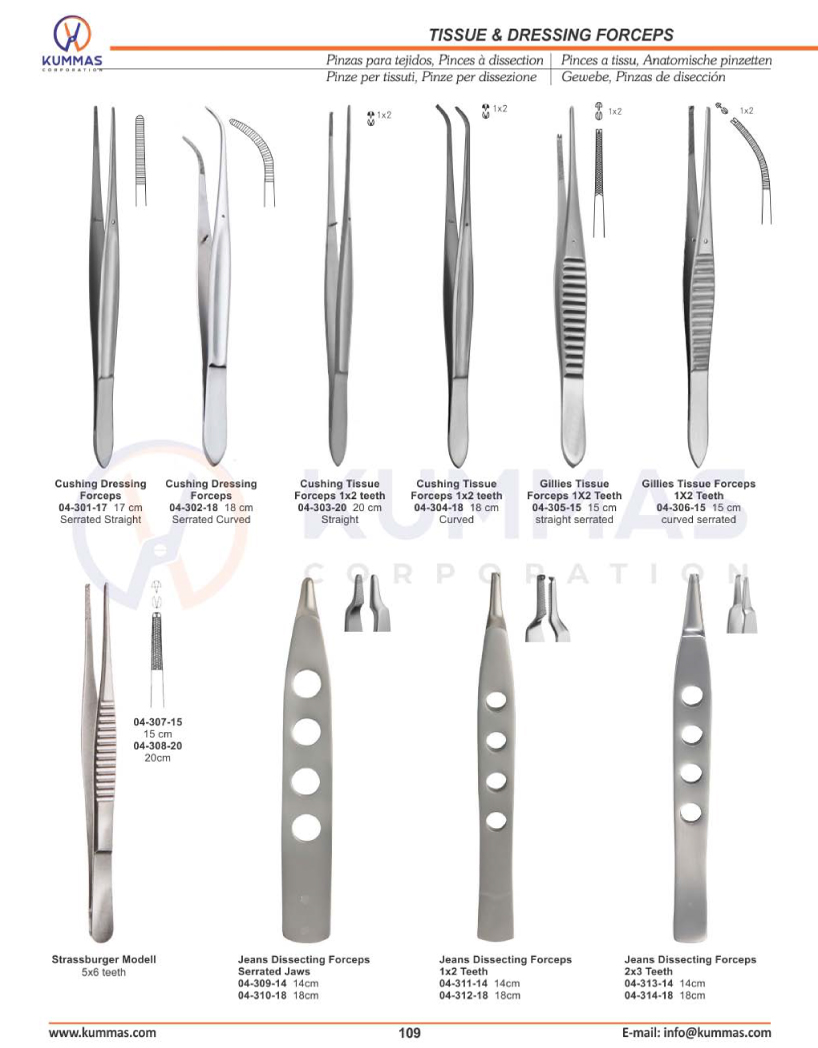 Tissue & Dressing Forceps