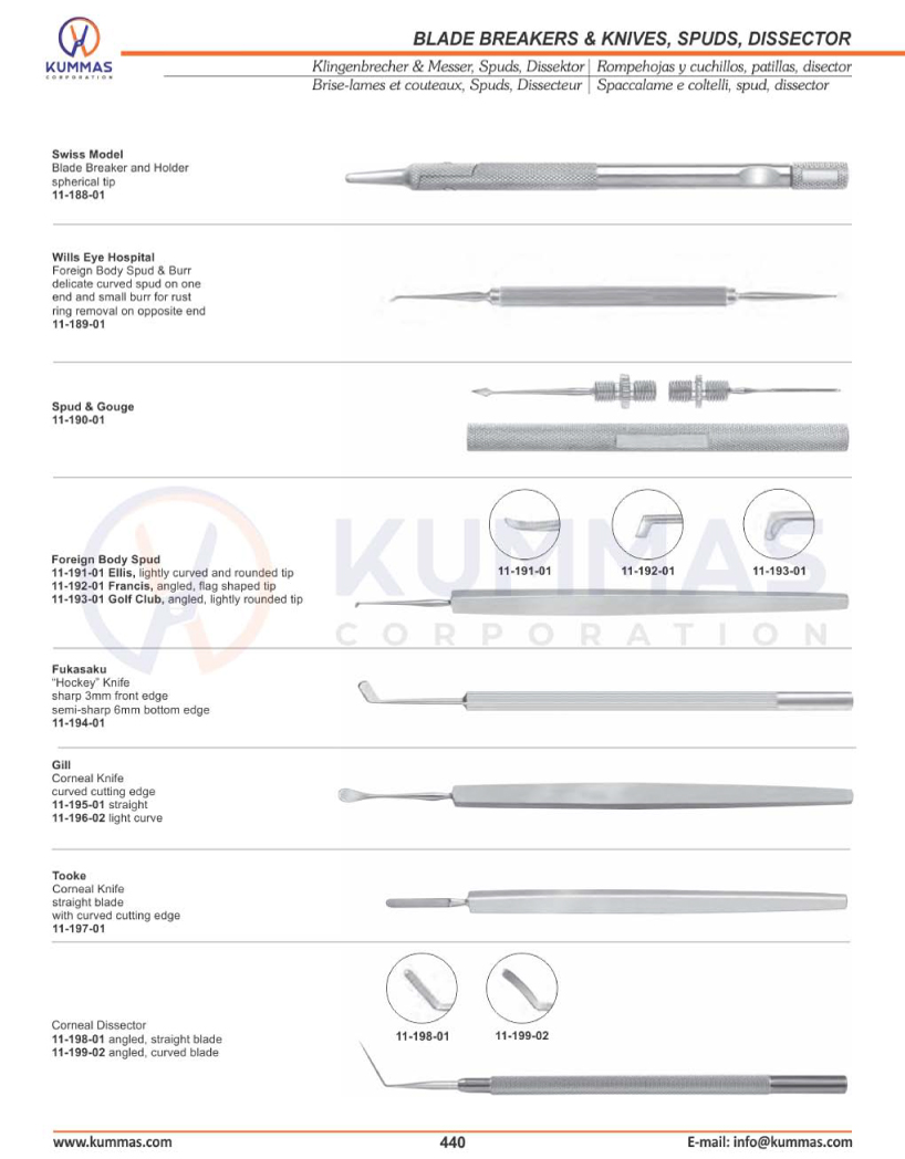 Blade Breakers & Knives, Spuds, Dissector