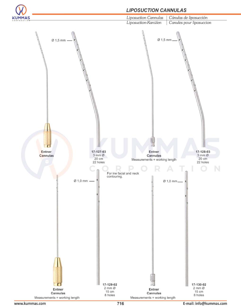 Liposuction Cannulas