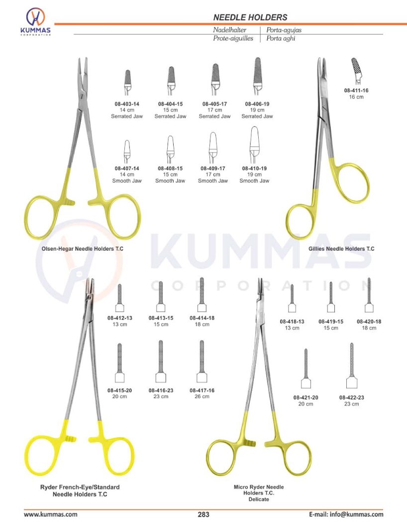 NEEDLE HOLDERS