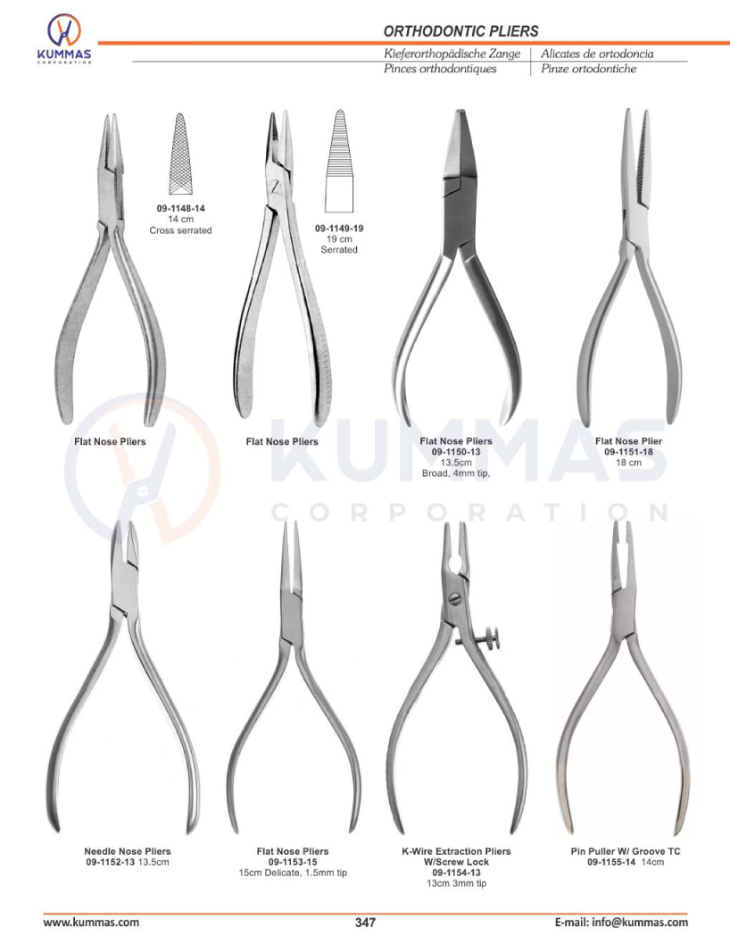 Orthodontic Pliers