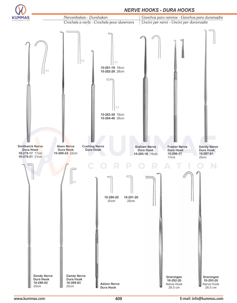Nerve Hooks-Dura Hooks