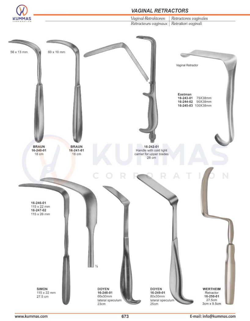 Vaginal Retractors