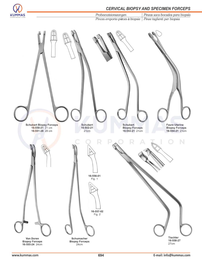 Cervical Biopsy & Specimen Forceps